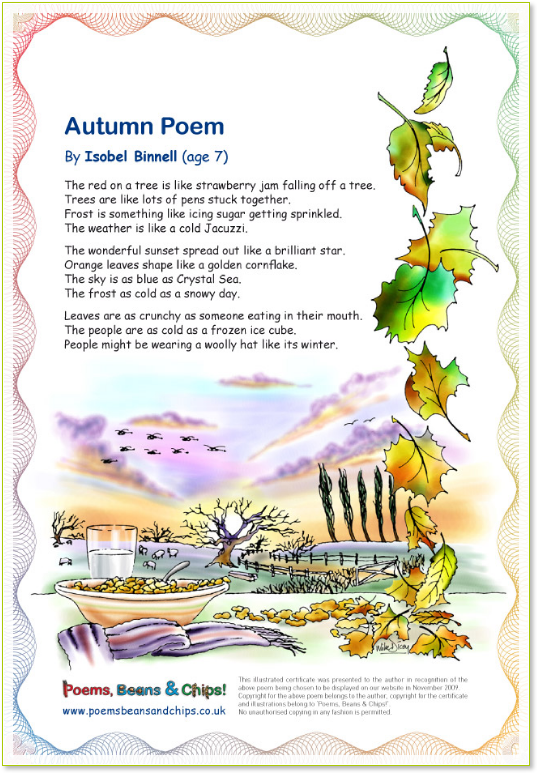 Autumn Poem - © Mike Dicey